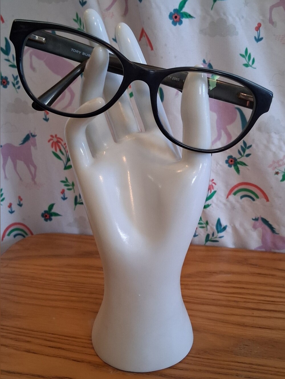 EUC Tory Burch TY2065 Blue Grey Cat Eye Everyday Business Glasses Frames